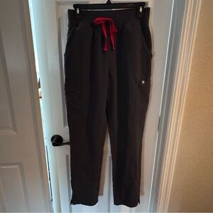 FIGS Black Scrub Pants Medium Yola High Waisted Cargo Jogger